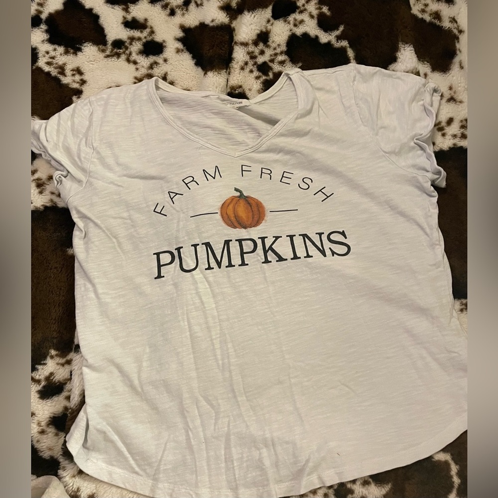 Maurices Farm Fresh pumpkins Xl tshirt